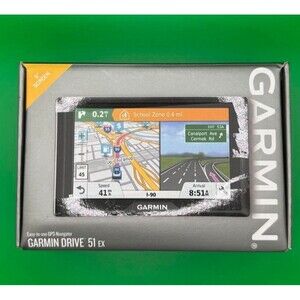 Garmin Drive 51 EX 5.0 inch GPS Navigator - Black, Driver Alerts, Foursquare